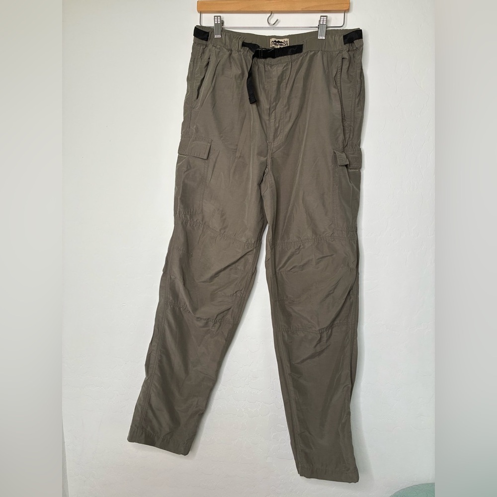 Campmor Men’s Cotton Nylon Pants Hiking Brown/Green Size S